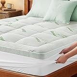 🍃【ENTRETIEN FACILE】Lavable en machine sans déformation. Emballé sous vide, étalez ce surmatelas et laissez-le aérer 3h minimum après ouverture pour retrouver son volume et son moelleux d’origine.