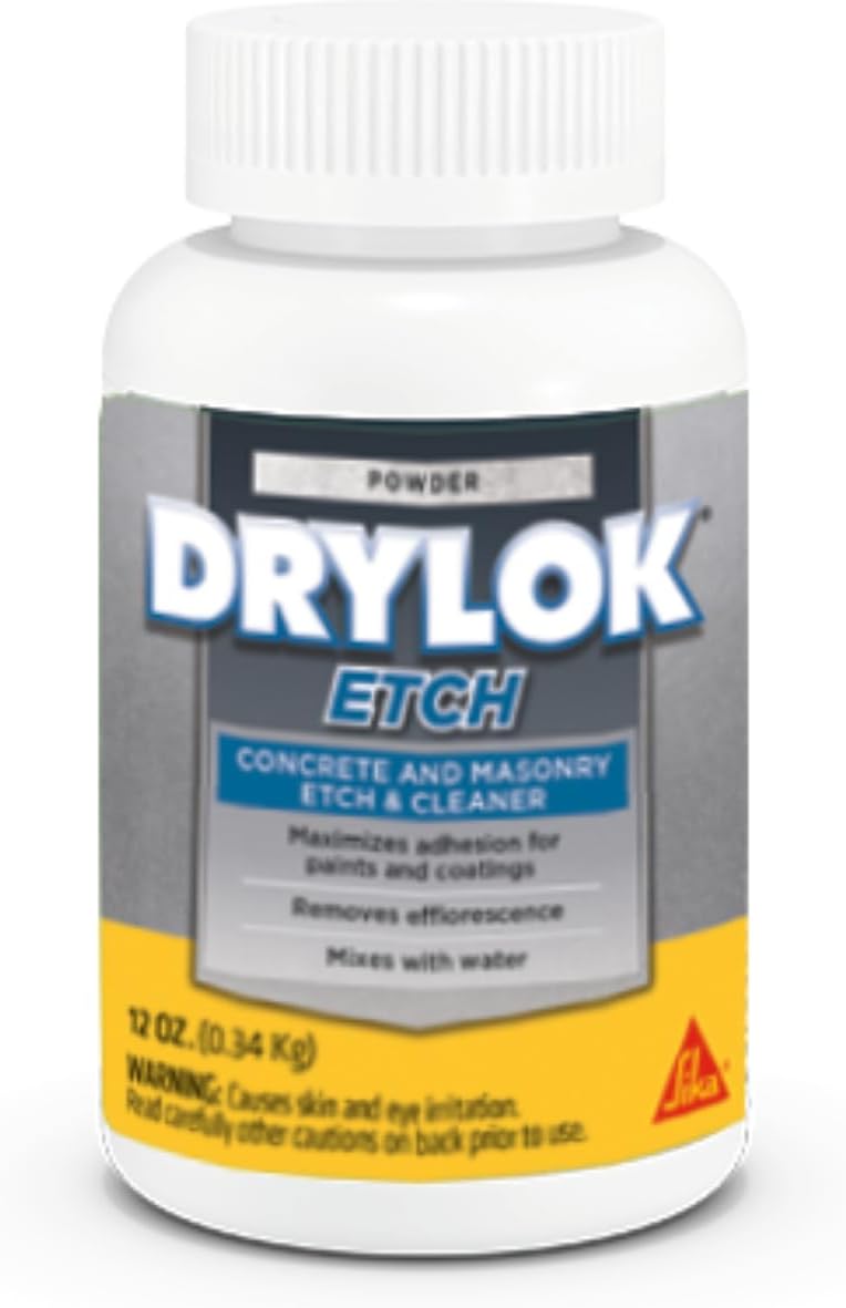 DRYLOK 01908 Masonry Etch, 12-Ounce, White