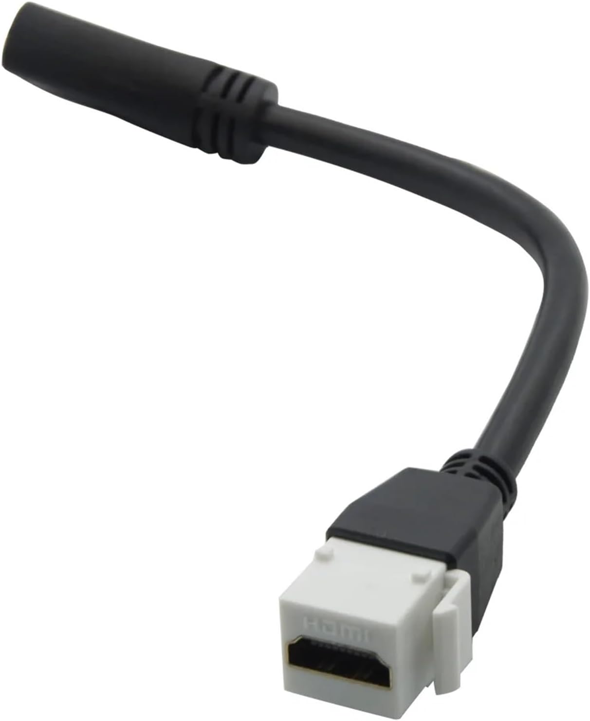 Female to Female Connector with 20CM Flexible Cable(1 Pack)