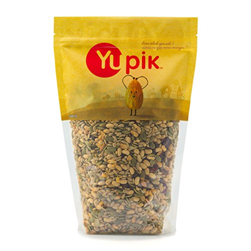 Yupik Mix, Salad Topping, 2.2 Lb, A Mix Of Raw Pumpkin Seeds, Sunflower Seeds, Soy Nuts, And Cranberries #TOP21