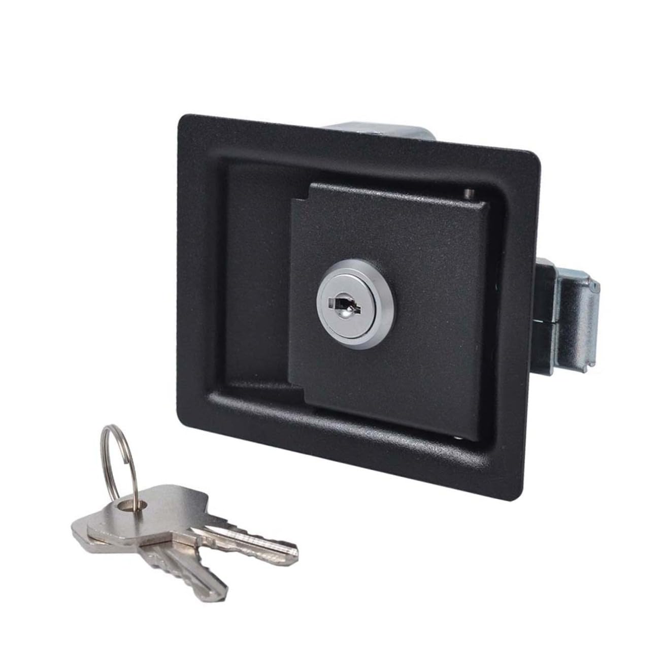 Anhängerboxschloss A1215 2 Stück aus Kohlenstoffstahl und Zinklegierung