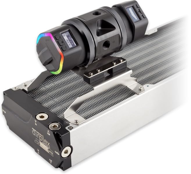 Support D5 120mm Aqua Computer pour intégration pompe sur radiateur de PC - 5