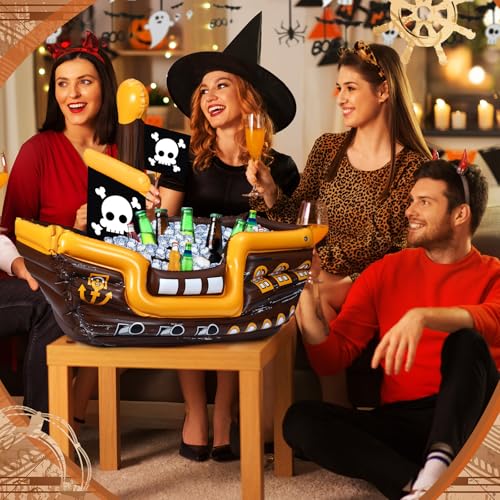 Refroidisseur gonflable pour boisson Halloween lot de 2 bac à glaçons gonflable