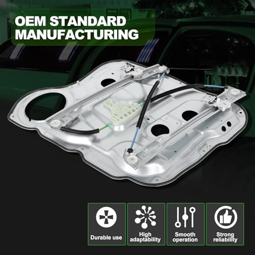 Image of SCITOO Power Window Regulator and Motor fit for 2007 2008 2009 for Hyundai Santa Fe Front Left Side 748-338
