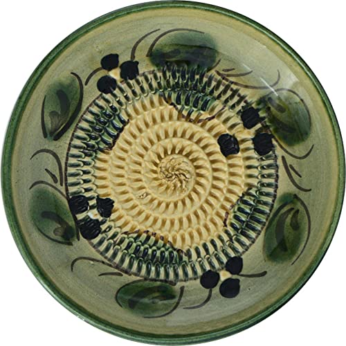 evergrate Keramikreibe im Motiv Miguel mit Küchenpinsel und Rezeptheft Cover