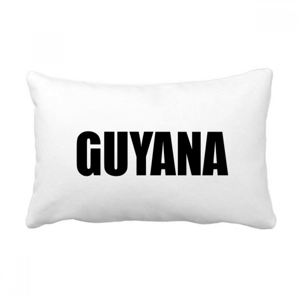 Coussin oreiller lombaire Guyana noir multicolore idée cadeau maison