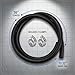 2 Pack 27232 Power Brake Booster Vacuum Hose with 4 Clamps, 11/32 Inch x 36 Inch 85 PSI, EPDM Textile Reinforced, DOT SAE 1403 Compliant, Replace GAT27232 465-27232, for Passenger Cars & Light Trucks