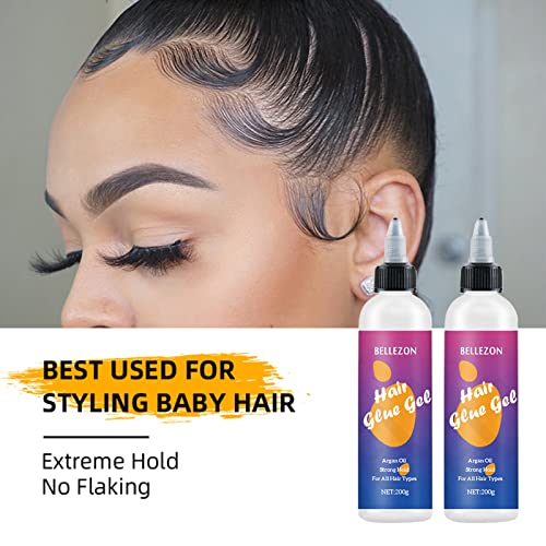 Gel de cola para peruca de renda - Gel Peruca Laço - Cola invisível profissional para peruca cosméti