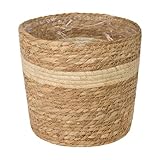 Wickerfield Natural Seagrass Basket for Indoor Plant Decorayion Garden Planter...