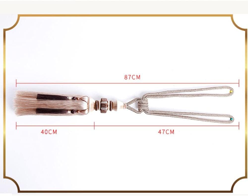 Accessoires décoratifs pour rideaux - Accessoires de rideaux - Boule de cerclage - Corde - Pompons - Lot de 6