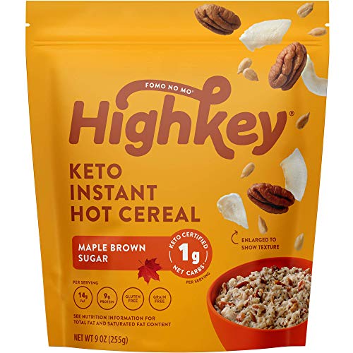 HighKey Snacks Keto Breakfast Cereal - Low Carb Food - Oatmeal & Grits