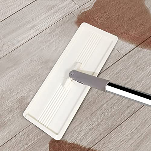 Mop z mikrofibry Ściśnij płaski mop z wiaderkiem Magiczne samoczyszczące wiadro do mycia podłóg Hands Free wyżymaż Mop płaski mop (kolor: Khaki)