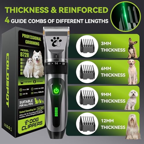 Image of Coldspot Dog Clippers for Grooming, B728, Black
