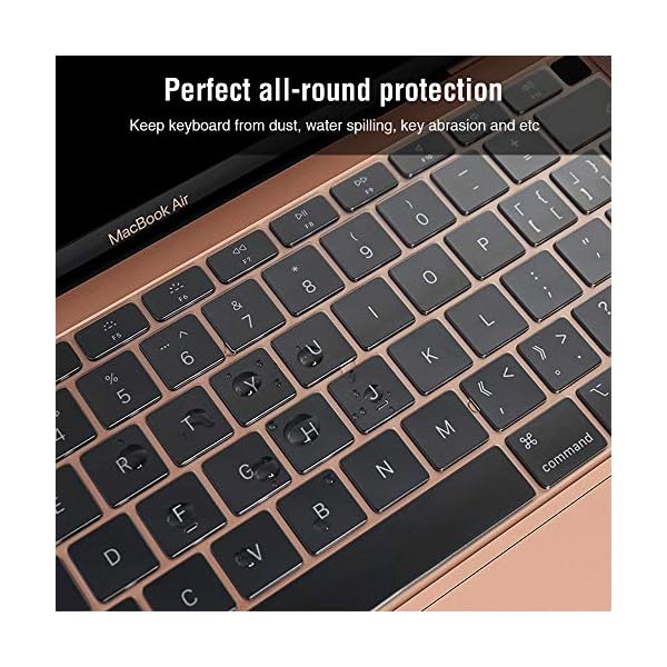 EooCoo Ultra Dünn Tastaturschutz Kompatibel für 2019 MacBook Pro 16 Zoll A2141 mit Touch Bar und Touch ID, QWERTZ EU… – Bild 5