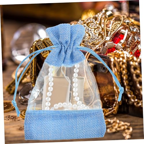 Bolsa saco lavanda azul 10 piezas 15x10x0.5 cm miniatura 5