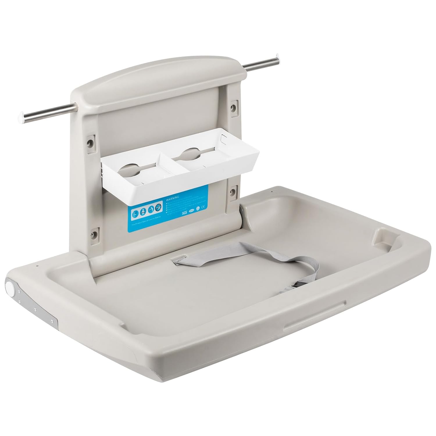 VEVOR Horizontal Baby Changing Table WallMounted Baby Diaper Changing