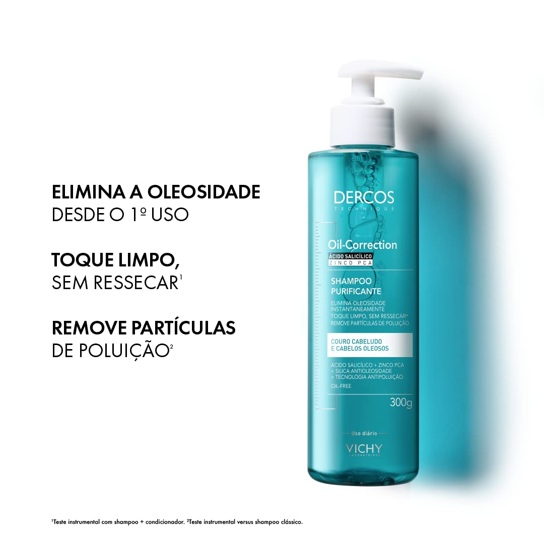Vichy Dercos Shampoo Oil-Correction 300ml em promoção! Veja a oferta e mais achadinhos de Shampoo 6 Hoje é o melhor dia para comprar Vichy Dercos Shampoo Oil-Correction 300ml com aquele preço maroto! Promoção! Aproveite a oferta! 6