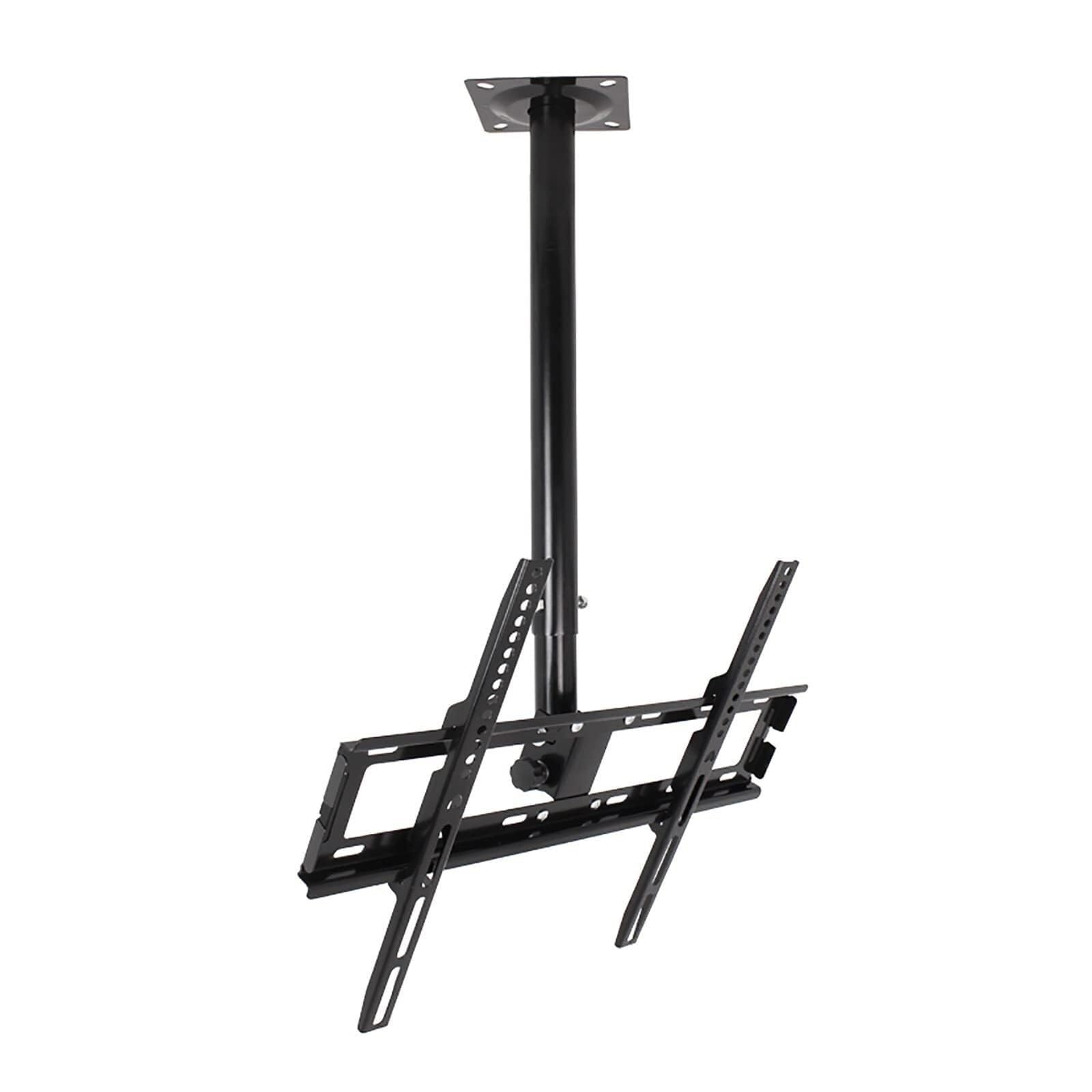 Support TV plafond pour chambre et salon, inclinaison écran 32-55 pouces