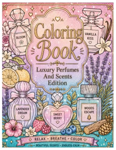 Coloring Book Luxury Perfumes And Scents Edition Coloring Book image 2