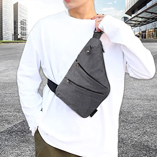Ruring Sling Bag,Anti-Theft Crossbody Shoulder Bag Personal Flex Bag,Side Crossbody Backpack For Outdoor(Gray,Left) #TOP5