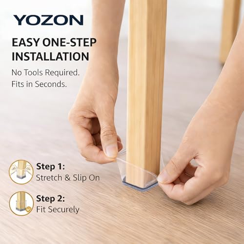 24 Pcs Chair Leg Floor Protectors Furniture Pads Floor Protectors Furniture Sliders - Image 6