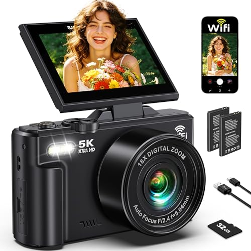 5K Digital Camera for Photography