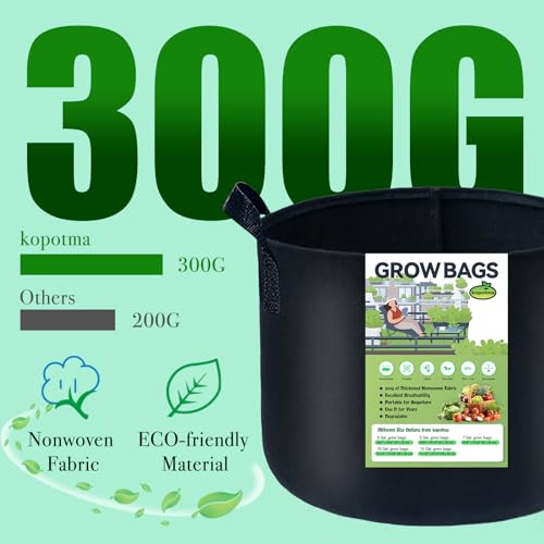 kopotma 2Packs 20 Gallon Grow Bags, Fabric Plant Grow Bags by kopotma - Used condition - Image 4