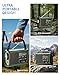Emergency Weather Radio with Solar & Crank Power – AM/FM/NOAA, LED Flashlight, Reading Light, USB Charging & SOS – Survival Gear for Power Outages & Storms