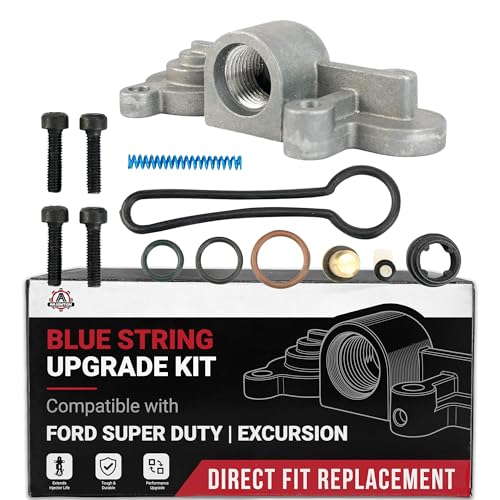 6.0 Blue Spring Kit Upgrade - Fuel Regulator Kit - Compatible with Ford Trucks - Blue Spring Kit 6.0 Powerstroke F250 F350 F450 F550 2003 2004 2005 2006 2007-Replaces 3C3Z-9T517-AG 3C3Z9T517AG