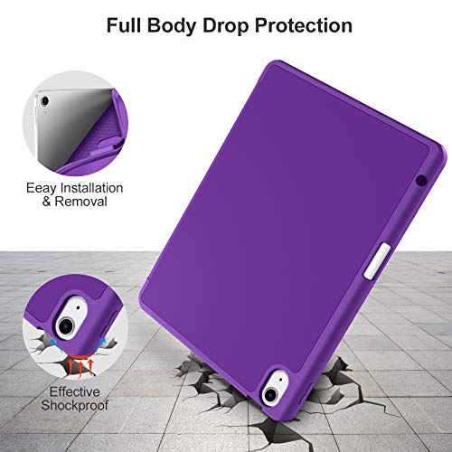 Image of Akkerds for iPad Air 11 Inch Case M4 /M3 /M2, Air 5th /4th Gen 10.9, Purple
