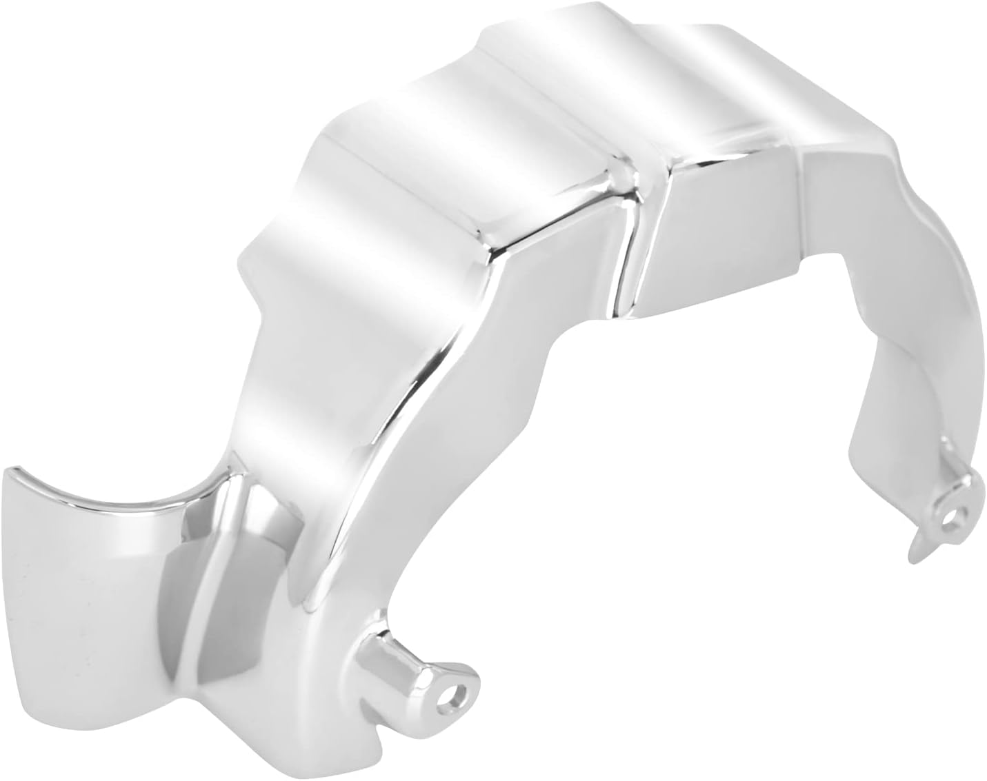 HDBUBALUS Chrome Transmission Shroud Cover Fit For Harley Touring Street Glide Road King 2017-2023