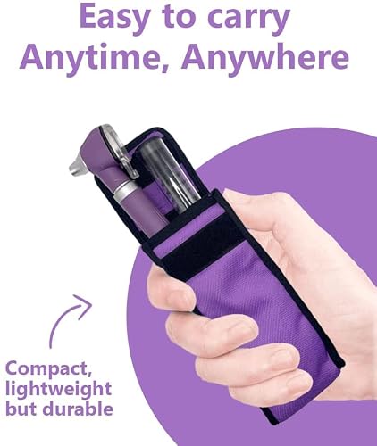 Odontomed2011 Led Pocket Mini Otoscope Set Purple Color Odm #TOP1