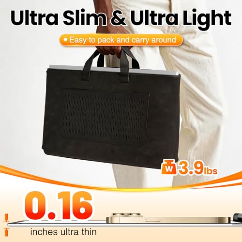 Image of Laptop Screen Extender Triple Monitor, 15.6 inch FHD 1080P USB-C One Cable Plug n Play Portable Monitor for Laptops 13-17 inch, 0.16 inch Ultra-Slim Travel Monitor for Mac /Win /Android (Driver Required)