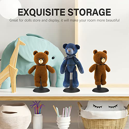 TOYANDONA 4 Stück Puppenständer Displayhalter Für Puppen Schwarzer Modellstützrahmen Stützrahmen Für Mädchenpuppen Geeignet Für Puppen Mini-Displayhalter