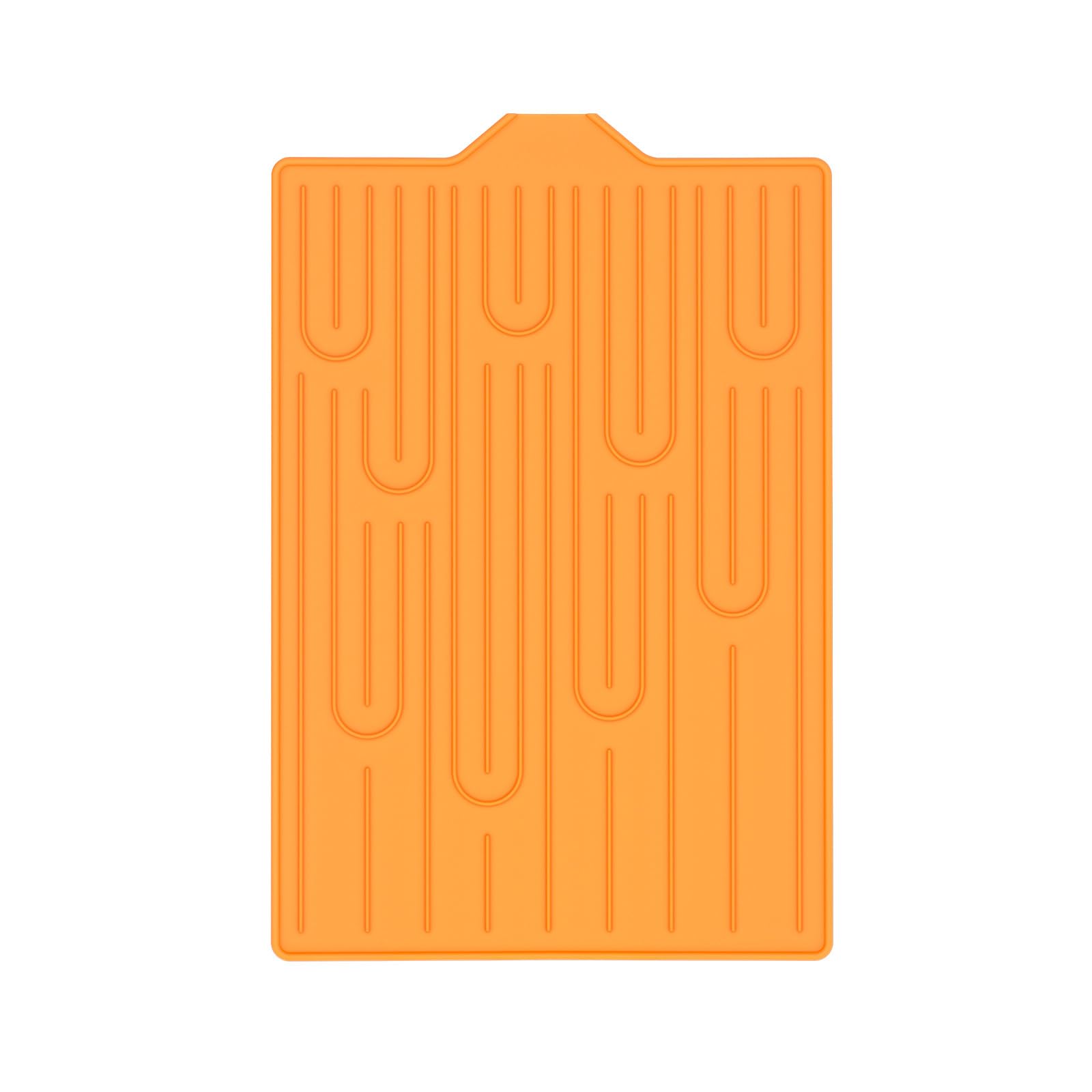 Msioytog Food Grade Silicone Plate Drying Rack Feature Ergonomic Square Quick Drainage Nonslip Feature Heat Proof Nonslip Drying Pad