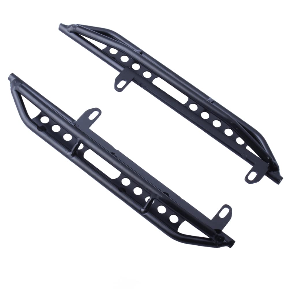 Hobbyfire Metal RC Crawler Pedals RC Side Board RC Steps Plate Rock Sliders for Axial SCX10 III AXI03007