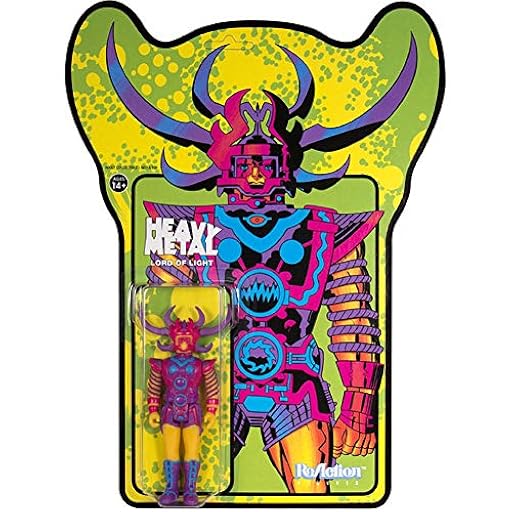 SUPER7 Figura Lord of Light Heavy Metal Reaction Standard Color 10 cm | Ya disponible en tu tienda friki favorita! En mundofriki.es!