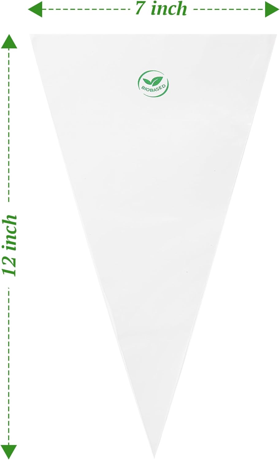 Disposable Piping Bags, Biobased Cake Decorating Bags, Eco-Friendly Pastry Bags, 12 Inch, Anti-Burst, Pack of 200 image 2