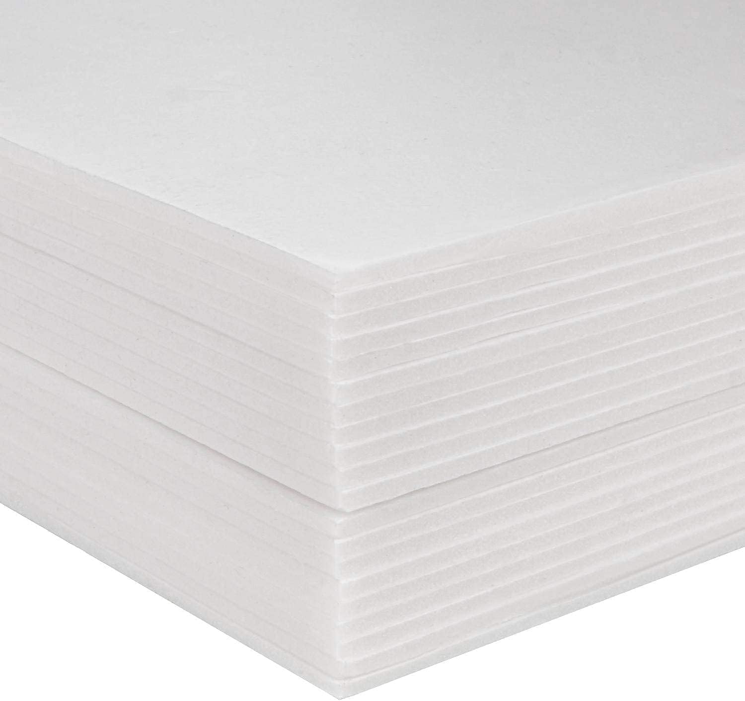 Acrux7 20 Pack Foam Boards 11" X 14" X 0.12" Foam Core Baking Boards Polystyrene Poster Board Signboard for Presentations, School, Office & Art Projects : Office Products