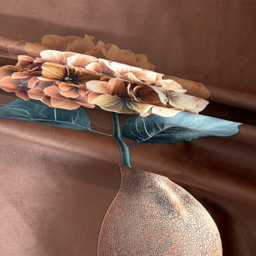 Image of Homerz Premium 'Luxe Series' Holland Velvet Sofa Cover | Smooth Finish | Anti-Skid Fleece Backing | Soft Touch Couch Protector for Living Room (Vase, 3 Seater, Only Seat Cover)