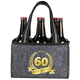 6 Bottiglie di componenti rimovibili: la borsa da uomo di birra misura 24 x 15 x 15 cm, può contenere 6 bottiglie di birra, lo scomparto interno è rimovibile e può essere piegato quando non ne hai più bisogno, non occupa molto spazio.