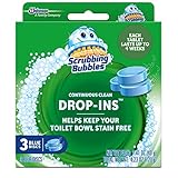 Scrubbing Bubbles Continuous Clean Drop-Ins, Blue Discs, 3 ct, 4.23 oz. - 2 Pack