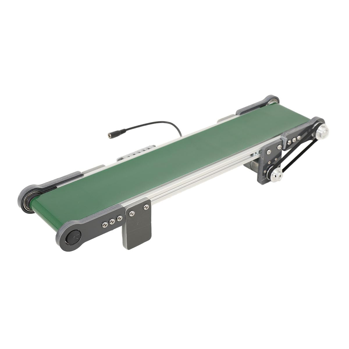 Mini Máquina Expendedora Transportadora 500x100mm, Pista de Banda Automática con Velocidad Ajustable 1.8-7.6cm/s