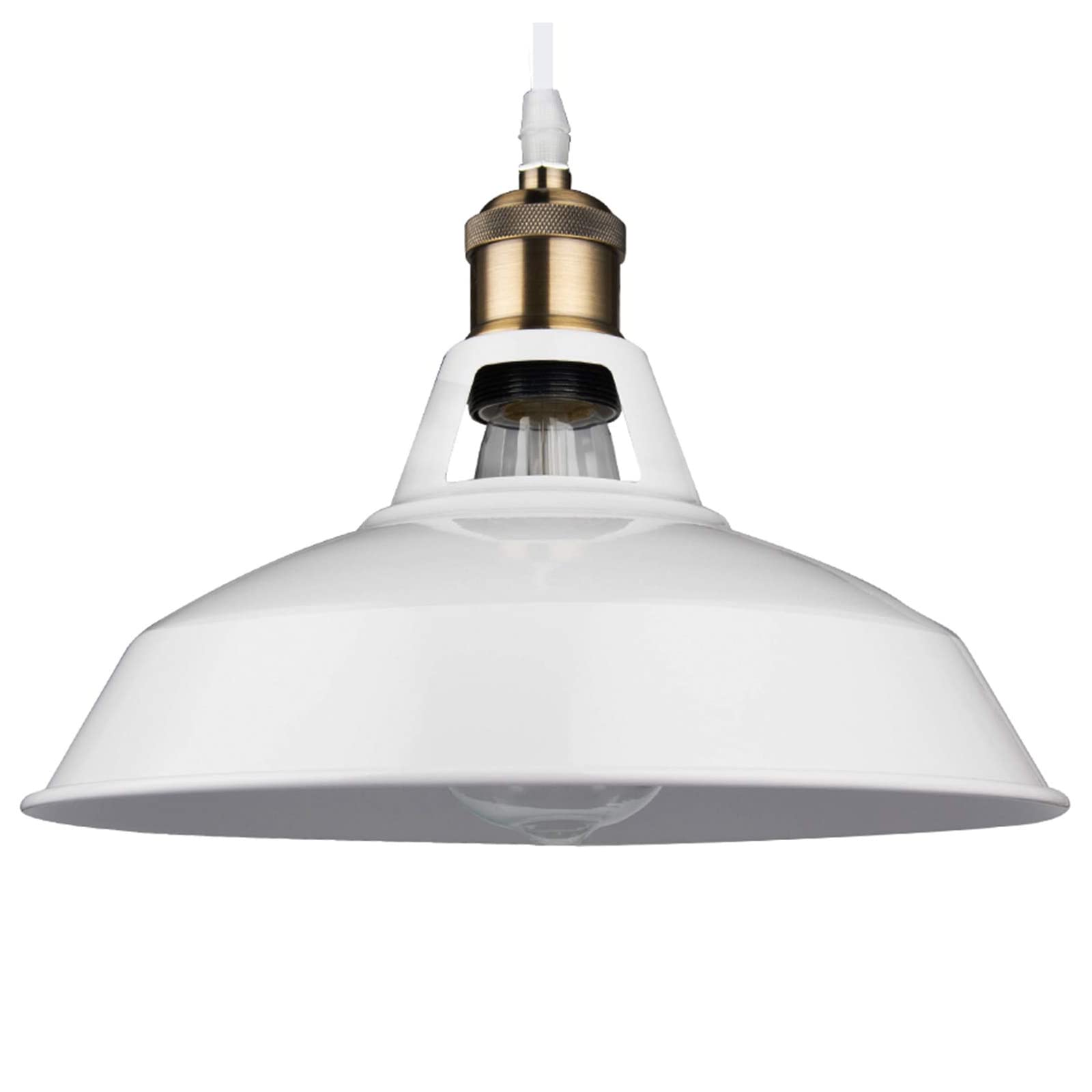 Buy B2ocled Vintage Pendant Light Fixtures, Industrial Metal Pendant Lighting Black Shade, Retro