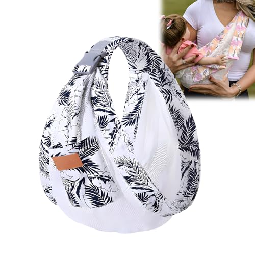 Atmungsaktive Baby Tragetuch,3D Netzstoff Verstellbare Babytrage...