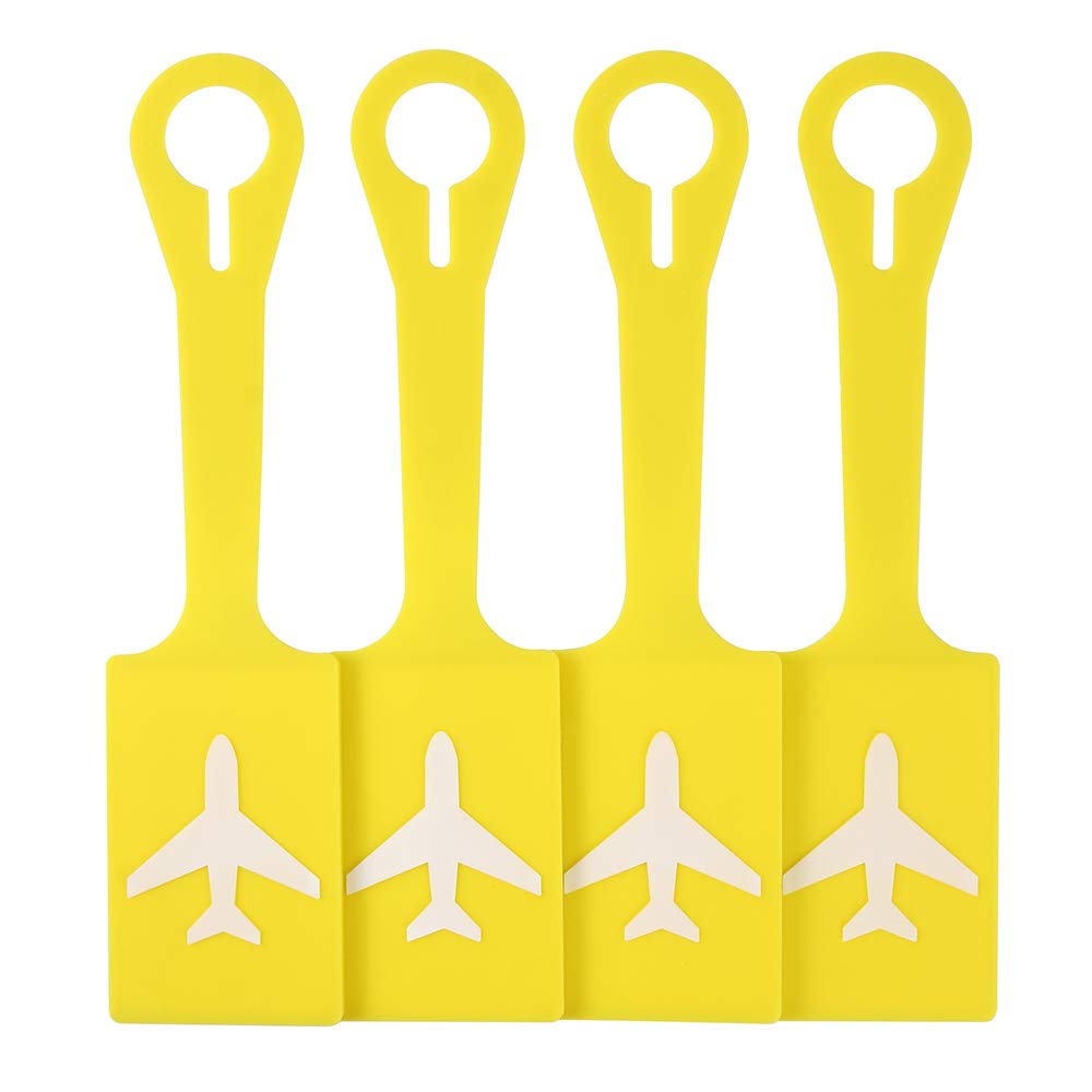 Vigorport Silikon Gepäckanhänger mit Name ID Card Strap, per