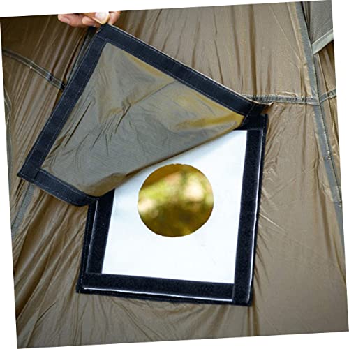 Flame-Retardant Tent Stove Jack Cover 9.05X7.87X0.19In Fiberglass Protection Ring Heat Resistant Stove Chimney Protector Camping Accessory - Image 5