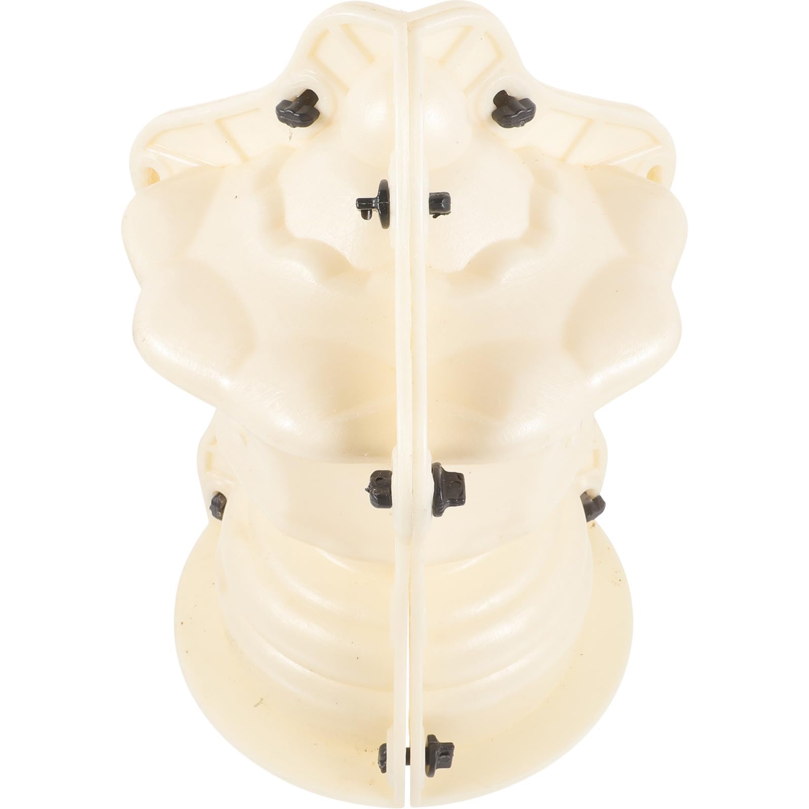 POPETPOP Stampo Beige senza Sbavature Facile da Usare in Plastica per Colonna a Forma di Sfera per Decorazioni e Fai-da-te