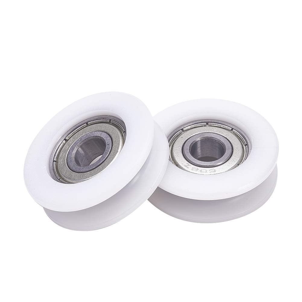 4 Pz 0840UU Tipo U U-Groove Puleggia Rullo Guida Ruota