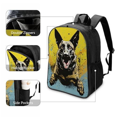 Mochila de Pastor Alemán para guardería ideal en excursiones y días de lluvia 3